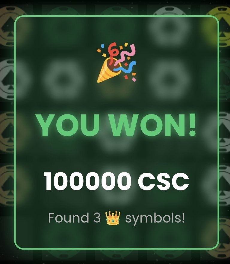 JaMoSo28's tweet photo. @mxttsco Thank you so much for the giveaway! I had a blast scratching cards and rolling the dice- ended up with 565k #CSC overall from 20 cards and 100 rolls!
Congrats to all of the other winners, and soon to all who follow the rebrand to @LuckyHashWin! #LHT #LFG #win https://t.co/DamAhnNvej