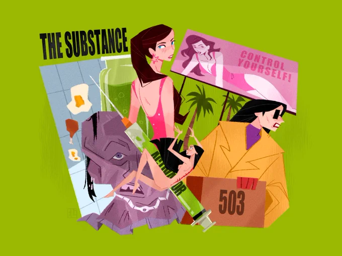 hello #portfolioday i'm an illustrator that has been really into making posters of the games i play and the movies i enjoy, deeply inspired by y2k cartoons open for freelance opportunities and project-based work! check me out on as well!