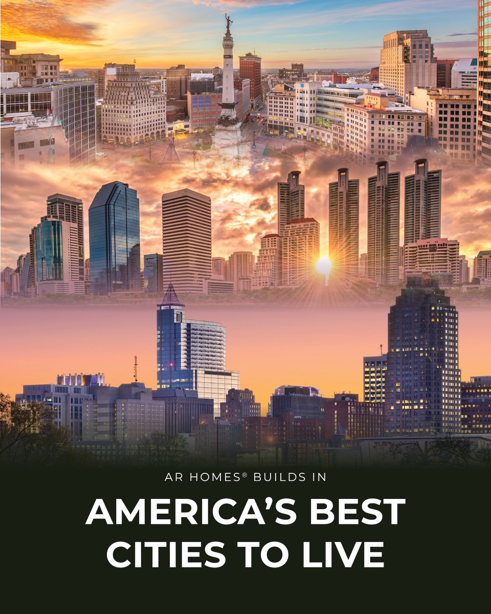 Niche just released their 2026 Best Cities rankings, and AR Homes® builds custom homes in some of the highest-ranked markets in the country.

Read more to see if your next move is one of them: hubs.ly/Q04c19CD0
