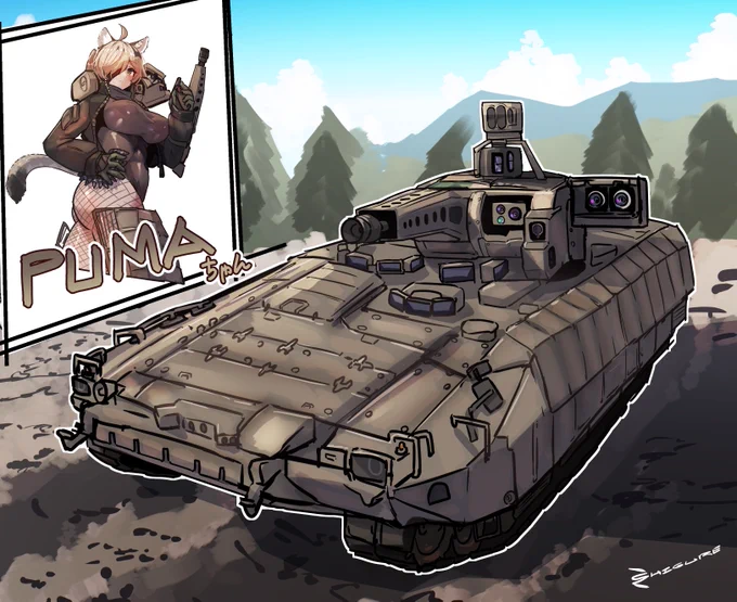 A10CをWTで乗り始めてるんですけど擬人化描きたい!! B52も入手できたので! 今まで擬人化してきた子達