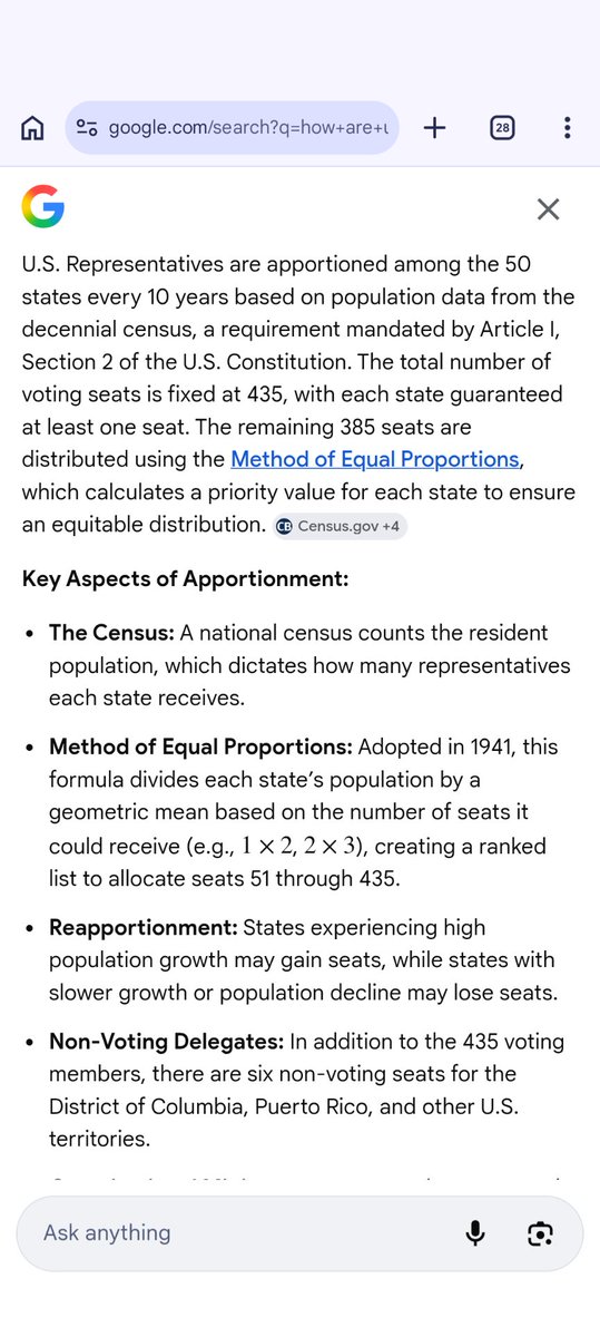 SKGOP83's tweet photo. @raviprakash_rtv They have to do something like this, fix the number of seats. And then allocate them based on population like in US. More MPs is always a mess and too much over head and waste of tax prayers money https://t.co/YauTv14dw4