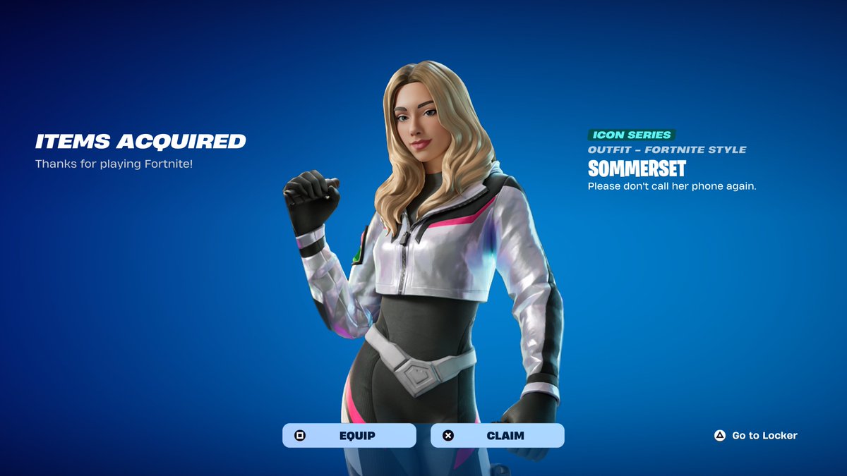 SOMMERSET SKIN RELEASE DATE IN FORTNITE ITEM SHOP!

youtu.be/zIk6oyVRBKI