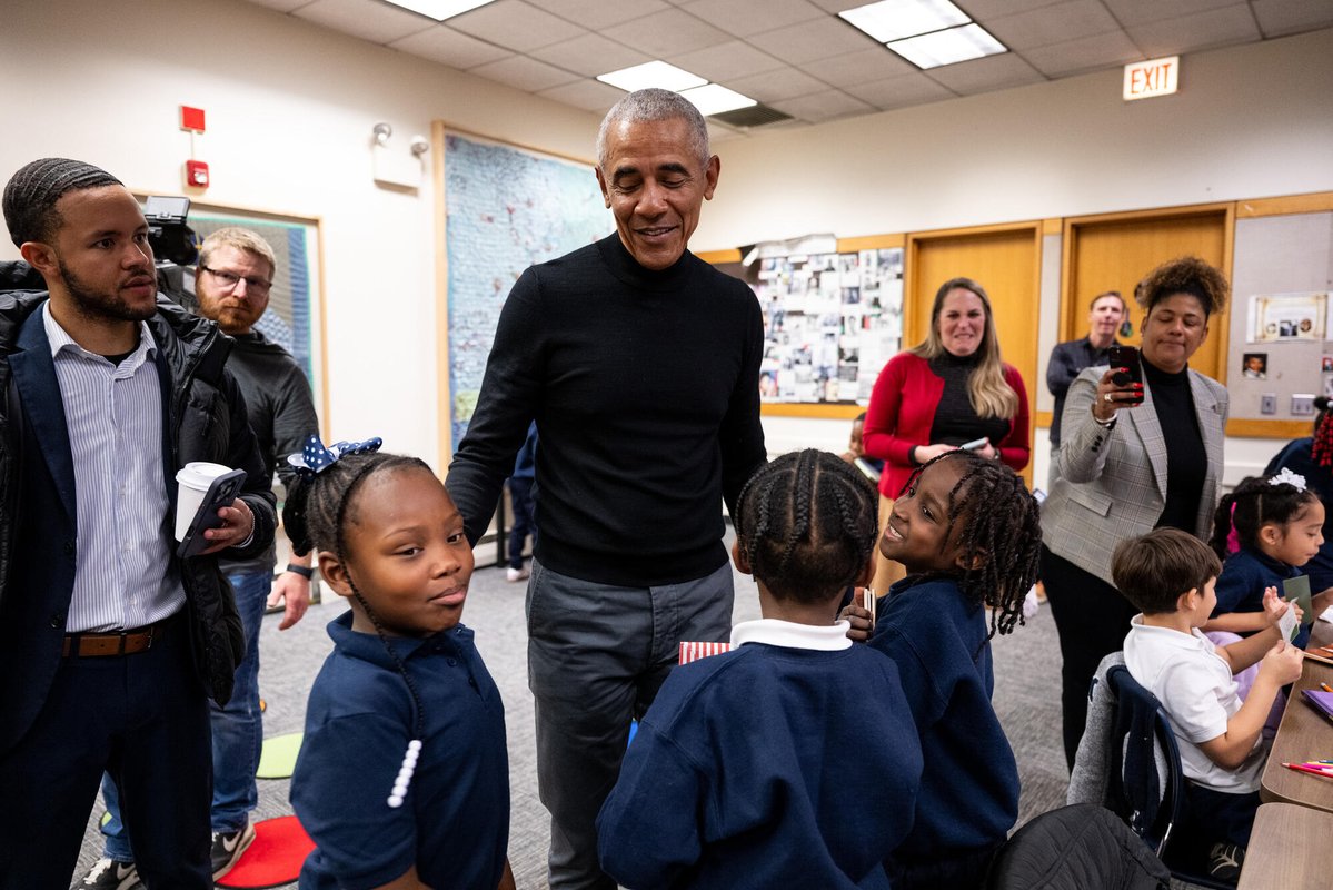 The Obama Foundation tweet media