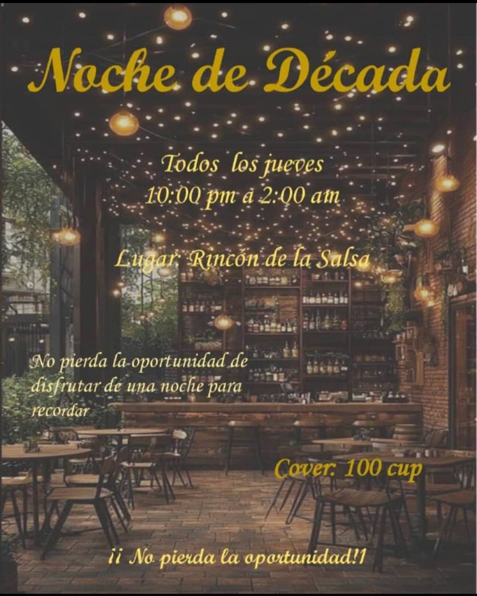 Para los amantes de la música de la década, todos los jueves el Rincón de la Salsa les trae excelentes propuestas.
#TrinidadDeCuba
#palmarestrinidadss