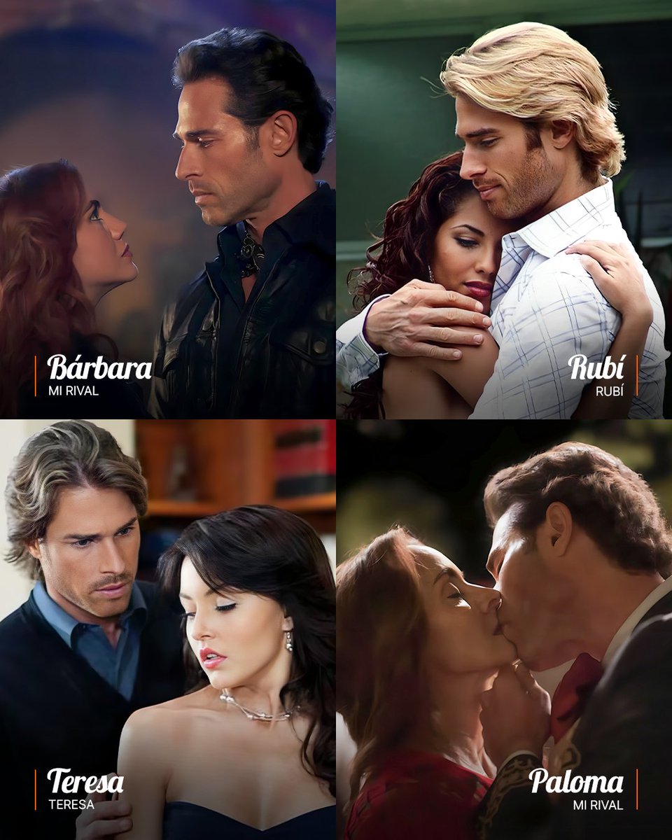 VIX's tweet image. 🔥Y la pareja más intensa de telenovela con @sebastianrulli es: 

👉¡Disfruta "Mi Rival" en ViX!

#Original #ViX #MiRival #Parejas #Telenovela