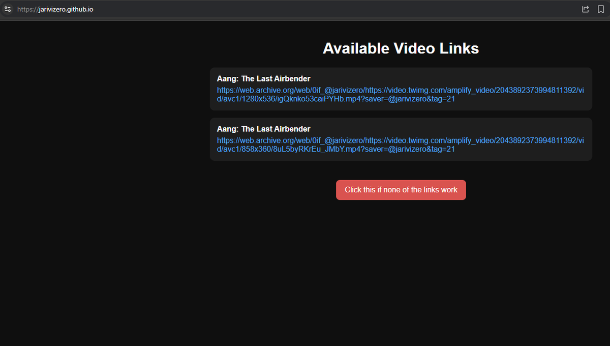 jarivizero's tweet image. Someone created an auto updating link archive for the Avatar Aang: The Last Airbender 🫡

I've put it down in the comments