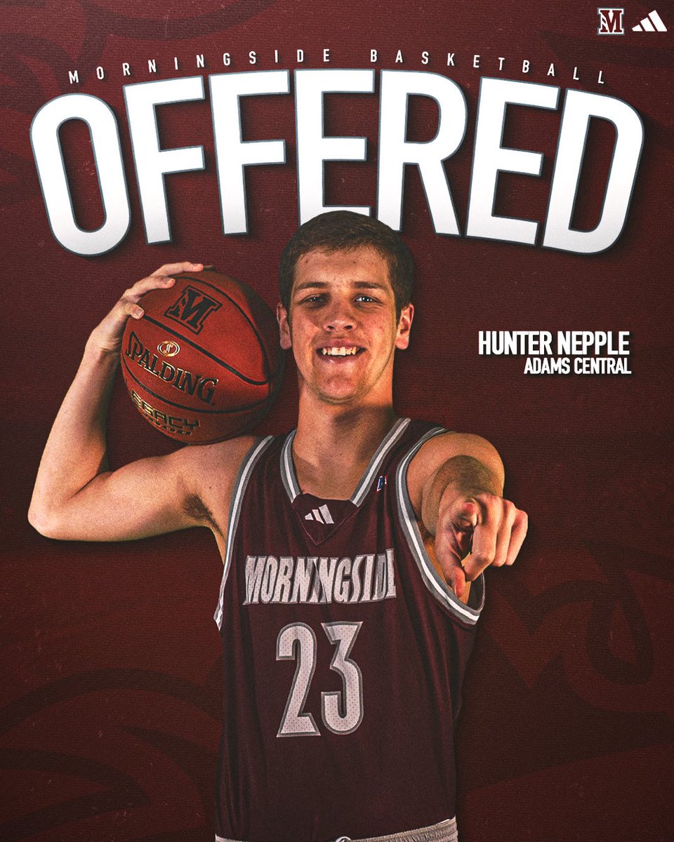 After a great visit I’m blessed to receive an offer from <a href="/MsideMBB/">Morningside University Basketball</a>. Thank you <a href="/CoachMillerMU/">Trent Miller</a> and <a href="/CoachHoskinsMU/">Ben Hoskins</a> for this amazing opportunity!