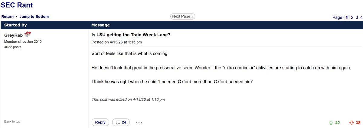 BoardGeniuses's tweet image. Looks like #LSU is getting the train wreck version of Lane Kiffin.