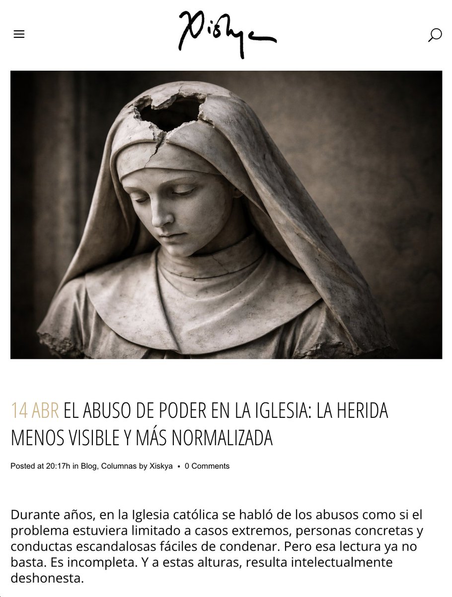 xiskya's tweet photo. El abuso de poder en la Iglesia: la herida menos visible y más normalizada
https://t.co/yUfqK9HRkI https://t.co/MdY065KJbg