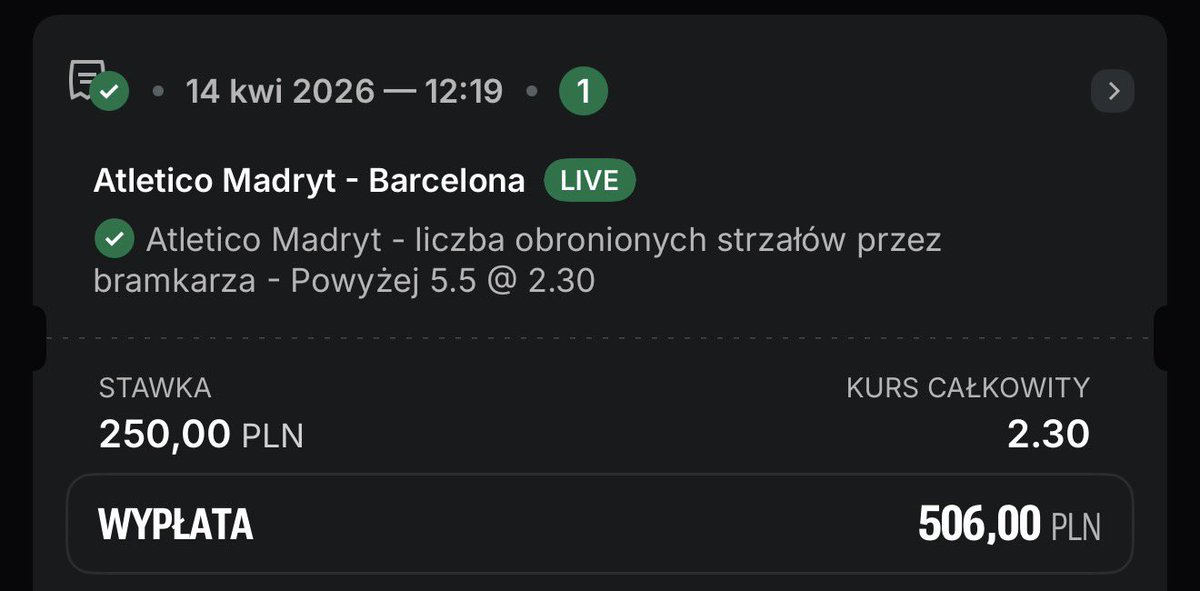 Typy Martineza - Betside tweet media