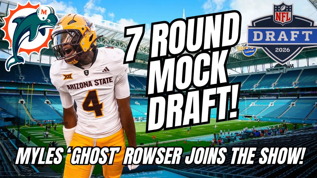 Join us 7pm EST LIVE as 2026 NFL Draft Prospect Myles “Ghost” Rowser joins us to discuss: 

- His thoughts on being a draft prospect one week before the draft
- His football journey, transfer portal experience, and draft declaration process 
- Current mindset going into one of