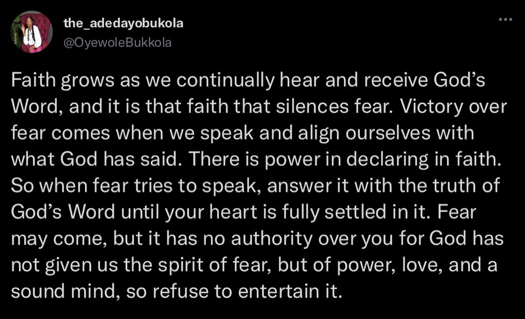 OyewoleBukkola's tweet image. 100 days on speaking on the integrity of God’s word

Day 46
#Thewordworks