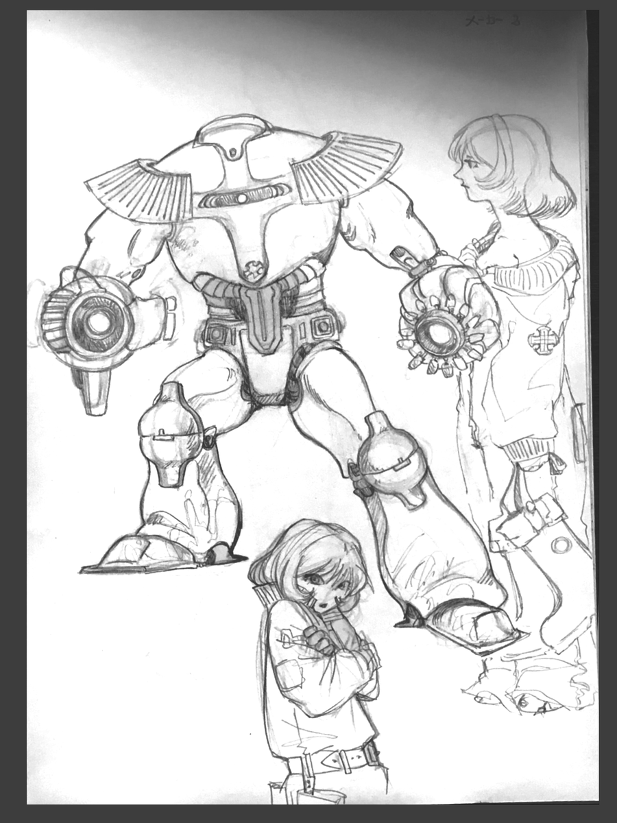 cablaggio27071's tweet image. メカデザイン2

 #アニメ #コンセプトアート #メカ #メカデザイン #アニメキャラクターデザイン