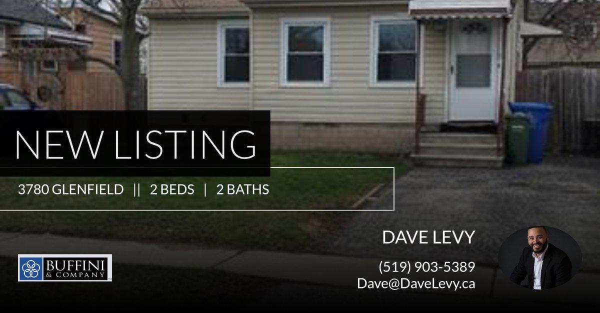 DaveLevySales's tweet photo. 📍 New Listing 📍 Take a look at this fantastic new property that just hit the market located at 3780 Glenfield in Windsor. Reach out here or at (519) 903-5389 for more information https://t.co/WOZd1kcO9F https://t.co/YJdoWLpm4B