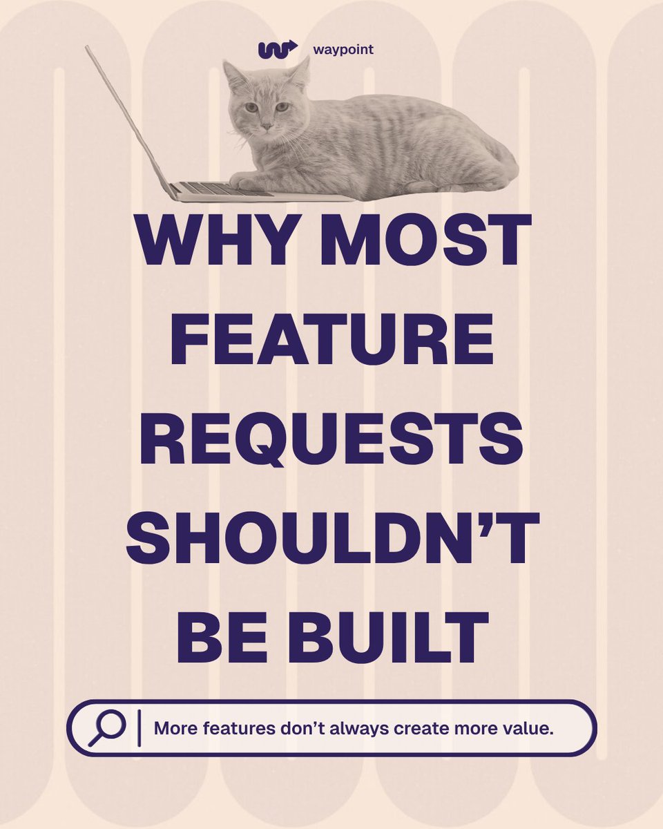 hiwaypoint's tweet photo. 1/4 Not every feature request is an opportunity. Some are distractions. 🧠

#ProductStrategy #ProductManagement #UXDesign #DigitalProducts #ProductThinking #BuildWithIntent #ScalableGrowth #TechStrategy #WaypointAgency #BuildToScale https://t.co/PzyYWIyE9P