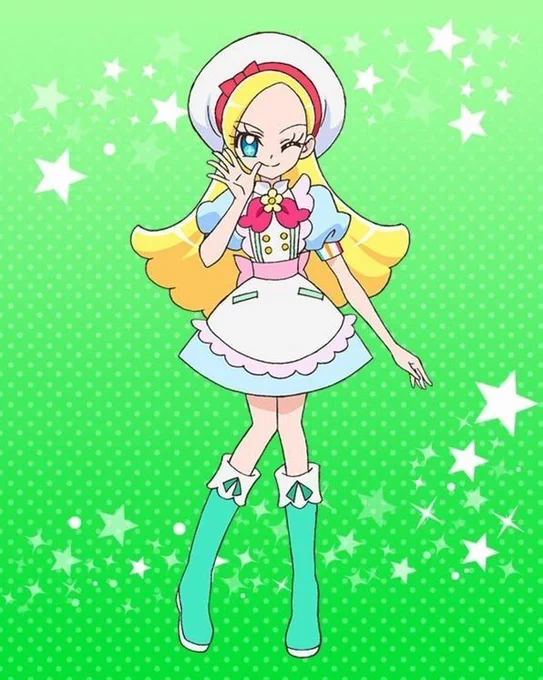 いつものお姉ちゃん。パティシエ服が似合う〜 #キュアぱず