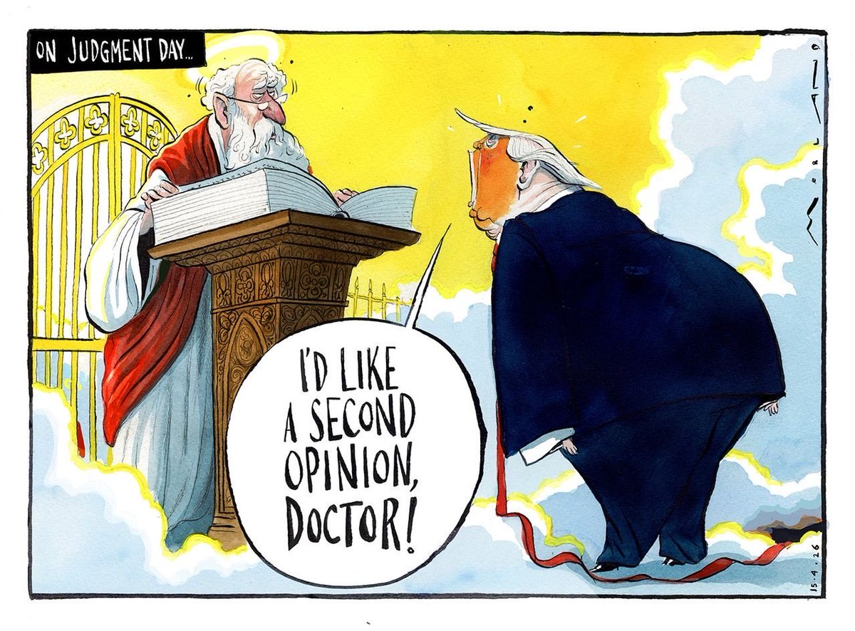 Cartoon4sale's tweet image. Morten Morland @mortenmorland on God is not happy #Trump #sacrilegious #Jesus #Blasphemy @thetimes – political cartoon gallery in London original-political-cartoon.com