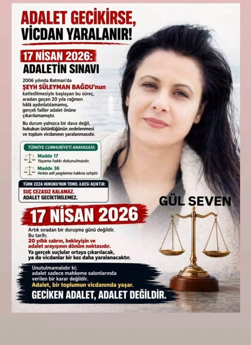 belfames's tweet photo. @CinarBagdu #ŞeyhSüleymanİçinAdaletistiyoruz 
#ŞeyhSüleymanBağduİçinAdalet https://t.co/2nThDLWgjy