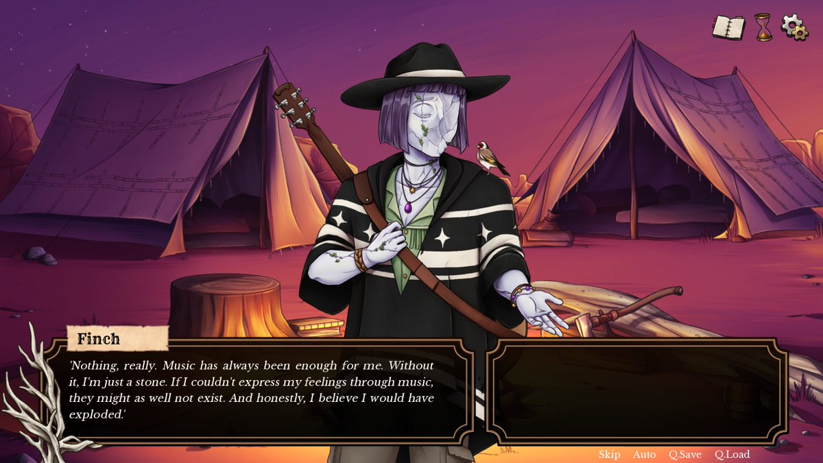 ✊Forgotten artists, unite! ✊

In Talewarden, your companions have lost their passion for art. 
You're the one who decides if they find it again. 🎭

#ScreenshotSaturday #gamedev #indiegame