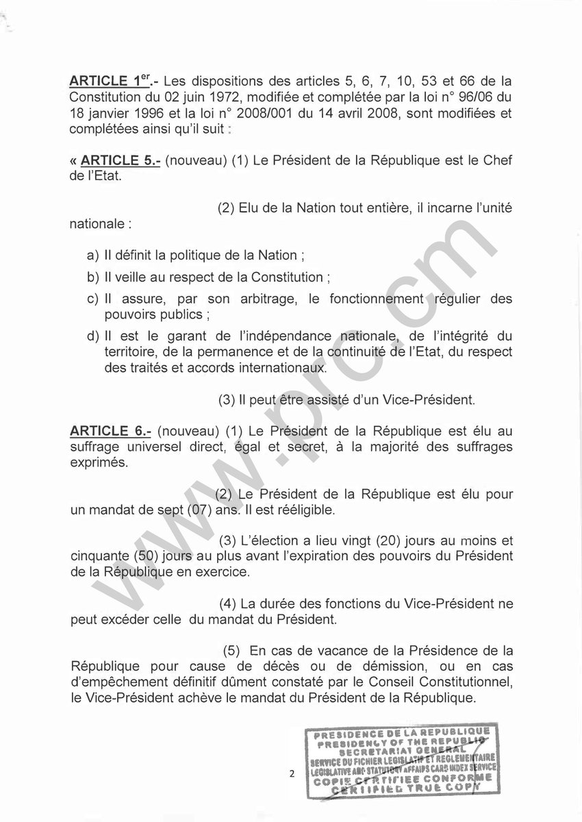 President Paul BIYA tweet media