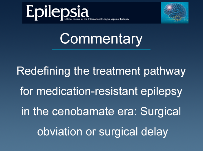 EpilepsiaJourn's tweet photo. Redefining the treatment pathway for medication-resistant epilepsy in the cenobamate era: Surgical obviation or surgical delay
https://t.co/tvNoy2Fbg0

#epilepsy #ILAE #epilepsia #cenobamate #epilepsysurgery #drugresistant https://t.co/rJXtqlGA8k