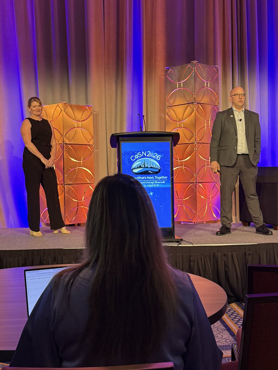 CoSN's tweet photo. #CoSN2026’s 2nd keynote speaker, Dr. Candice Odgers, Buildjng What’s Next: Supporting Youth in a Digital World, is underway. If you are at #CoSN2026, join us in the Sheraton Ballroom https://t.co/7xY1zpK92Q
