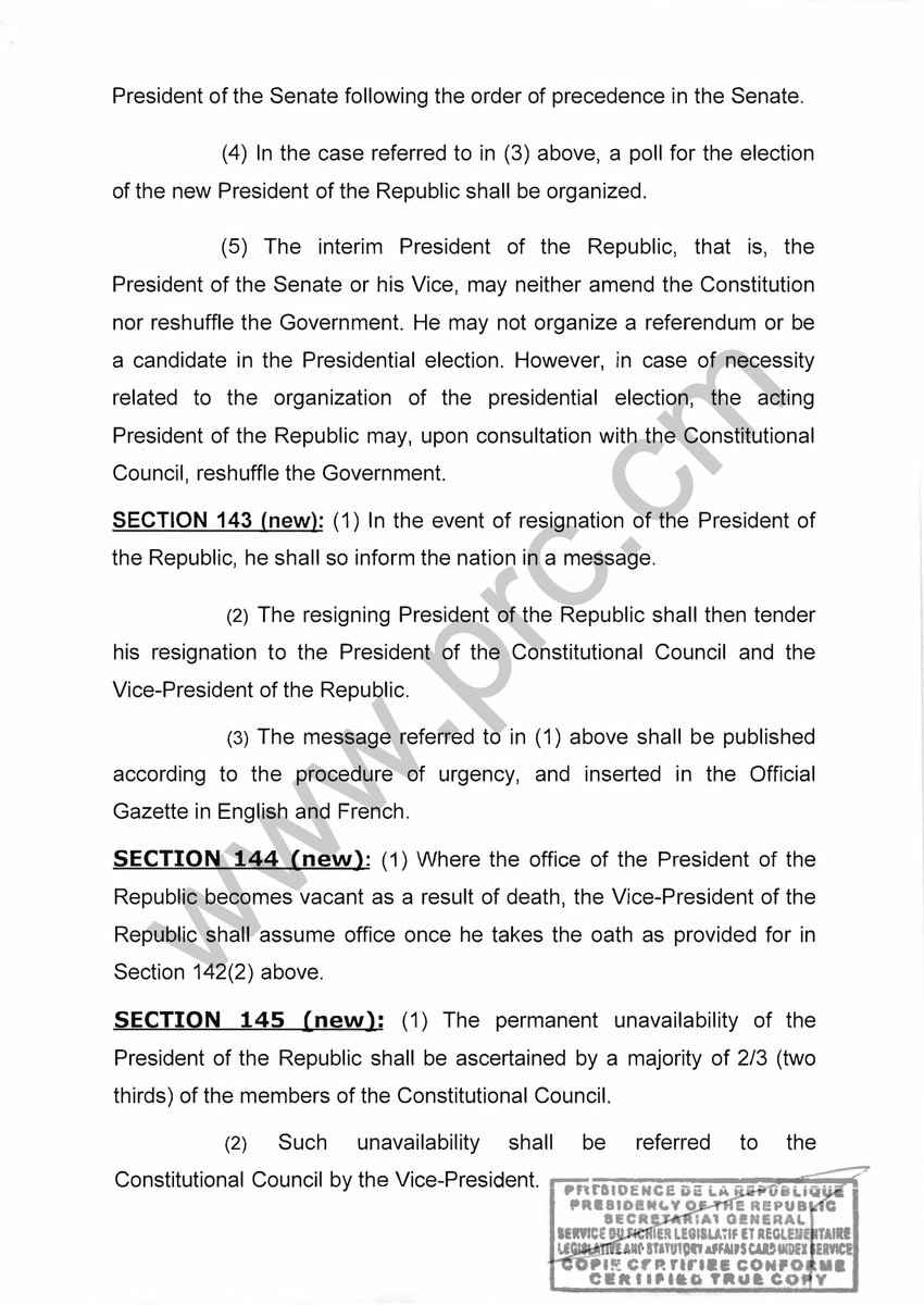 PR_Paul_BIYA's tweet image. Law to amend and supplement some provisions of law No.2012/001 of 19 April 2012 relating to the electoral code.

#PaulBiya
#Cameroon
1/2