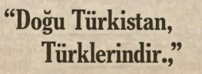 emresryl's tweet photo. Doğu Türkistan'ı unutma.
#FreeTurkistan https://t.co/3OXafupOzq