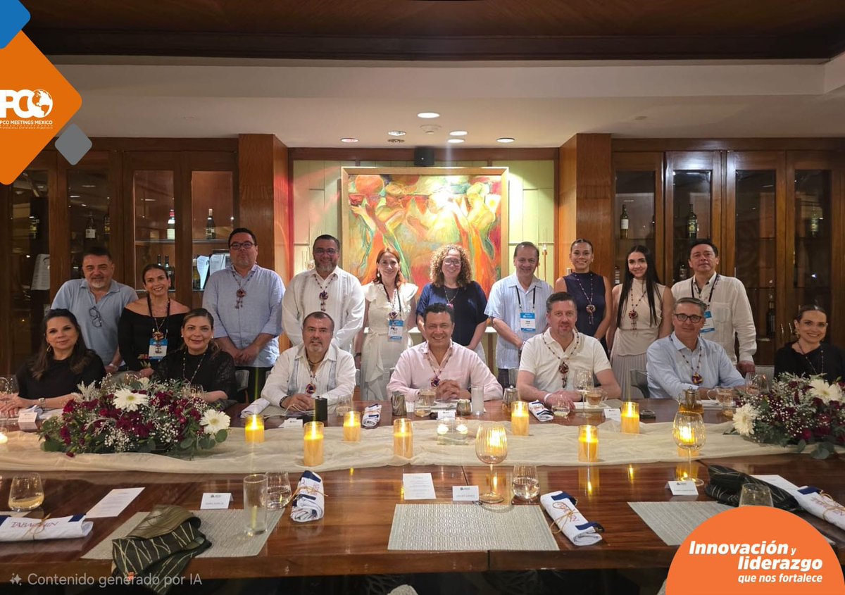 PCO_MM's tweet photo. En el marco del Congreso de #AMEREF, en PCO Meetings México celebramos una Cena de Profesores, una velada que reafirmó la estrecha identificación entre AMEREF y PCO MM, ambos como promotores del desarrollo intelectual, la profesionalización y la certificación, pilares clave para el fortalecimiento de la Industria de Reuniones.

Gracias a cada profesor por su compromiso y vocación para seguir formando talento. 📷

#InnovaciónYLiderazgoQueNosFortalece #PCOMM #SociosPCOMM
#PCOMM #IndustriaDeReuniones #meetingprofs