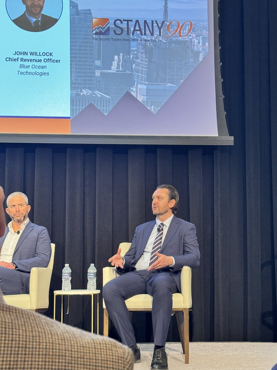 BlueOceanATS's tweet photo. Yesterday, we were proud to participate in @STANY_NewYork 90th Annual Conference on a timely panel on 24-hour trading. We were glad to highlight the growth, dominance of our after-hours equity global trading, as well as the industry’s move toward tokenization. https://t.co/4a4n83So7v