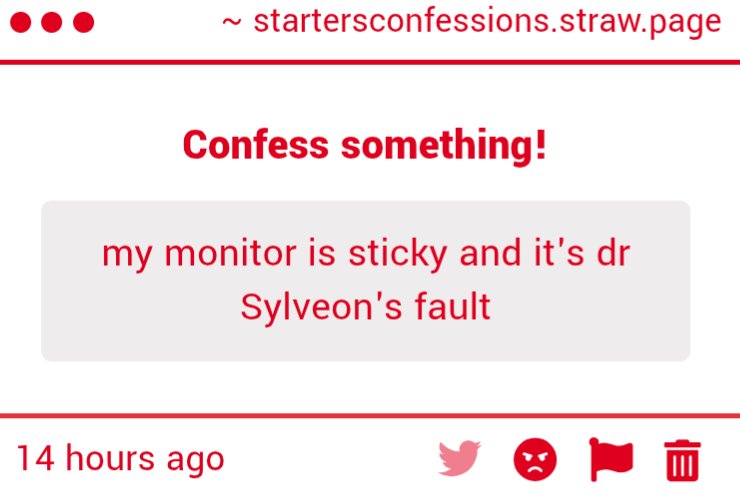 Starters Confessions (Open!) tweet media