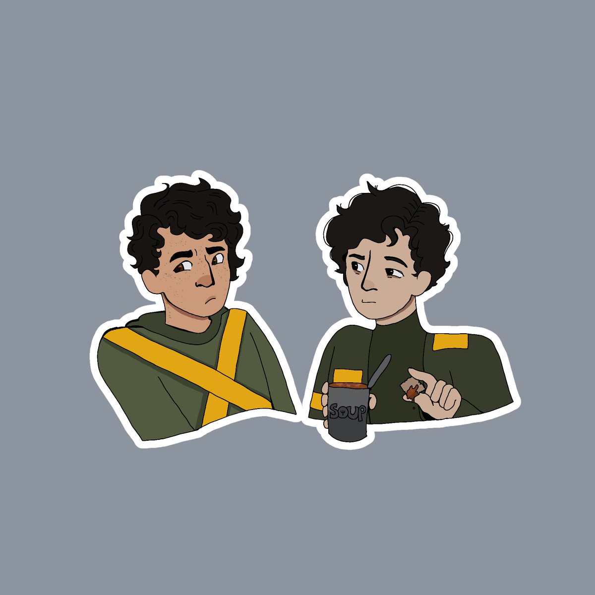 new chapter of 'one time to figure it out' is out now! have a nicokeons doodle | archiveofourown.org/works/76812616…