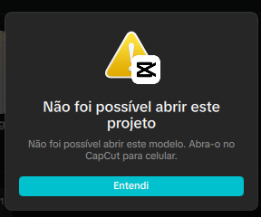 EdgarIsNotSoBad's tweet photo. capcut foi feito na base da gambiarra, como é que um app de edição consegue ser tao ruim a ponto de um projeto feito pelo app celular nao da pra abrir pelo app do pc e nem do web https://t.co/rVK7mhAnos