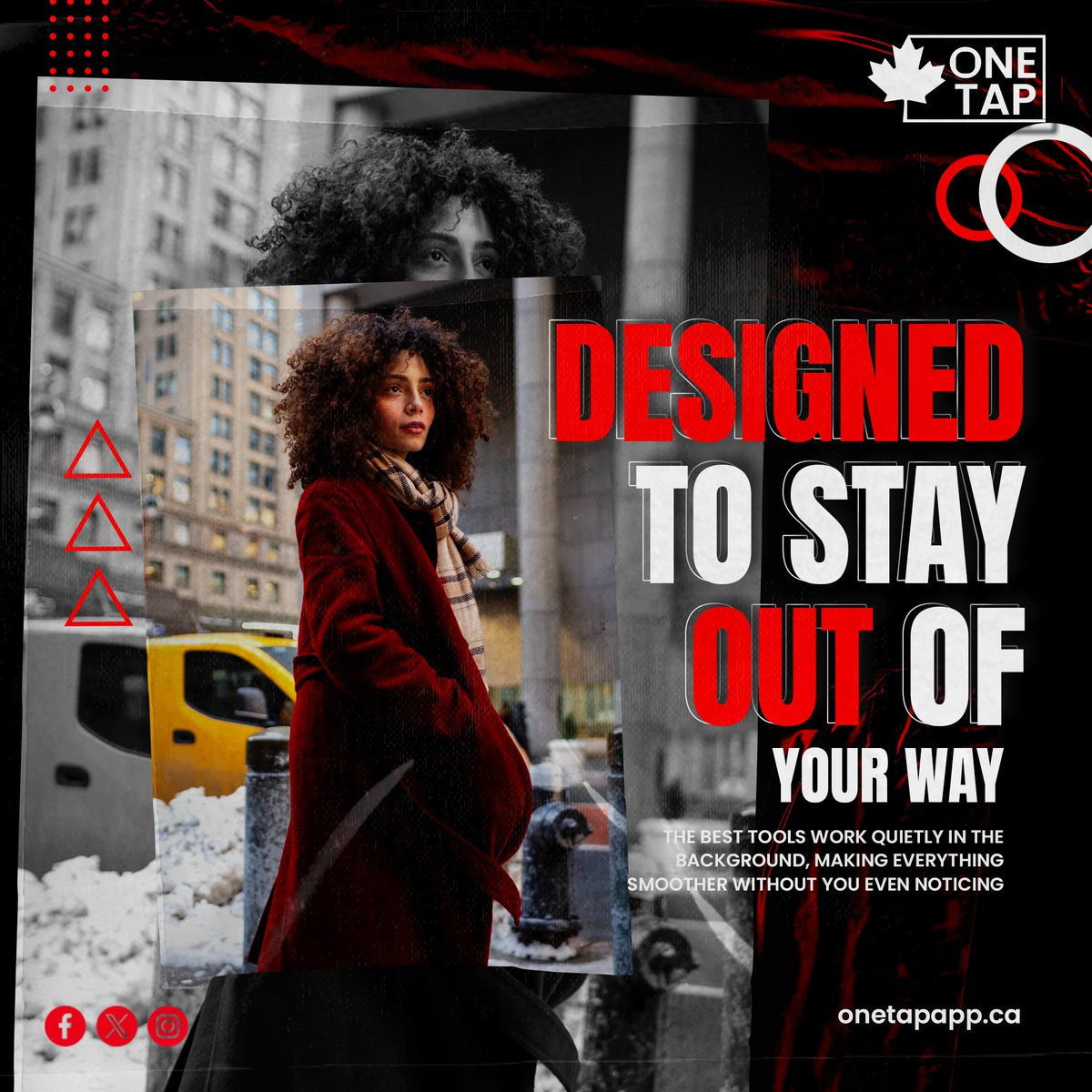 OneTapCA's tweet image. ⚡ Built to Work Quietly 🇨🇦

ONE TAP is made to simplify your day without getting in the way. Get what you need, when you need it — with less distraction and a more natural flow.

🔗 onetapapp.ca

#OneTap #SmartDesign #EffortlessLiving #ModernTools #CanadaTech