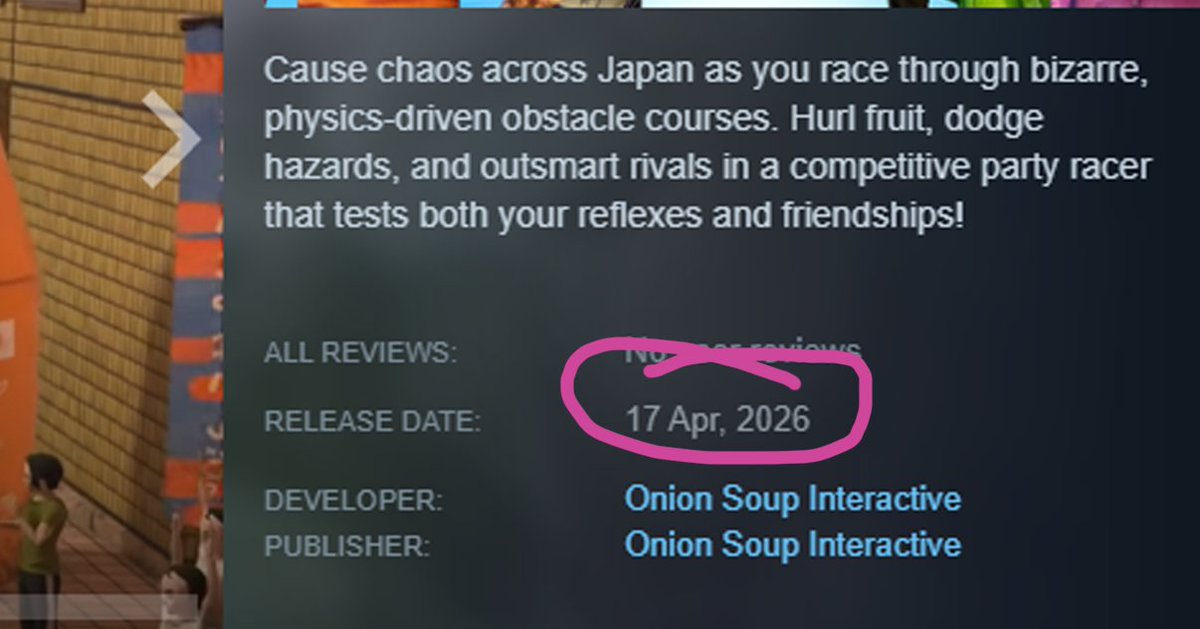 Onion Soup Interactive 🔜 Nippon Marathon 2 tweet media