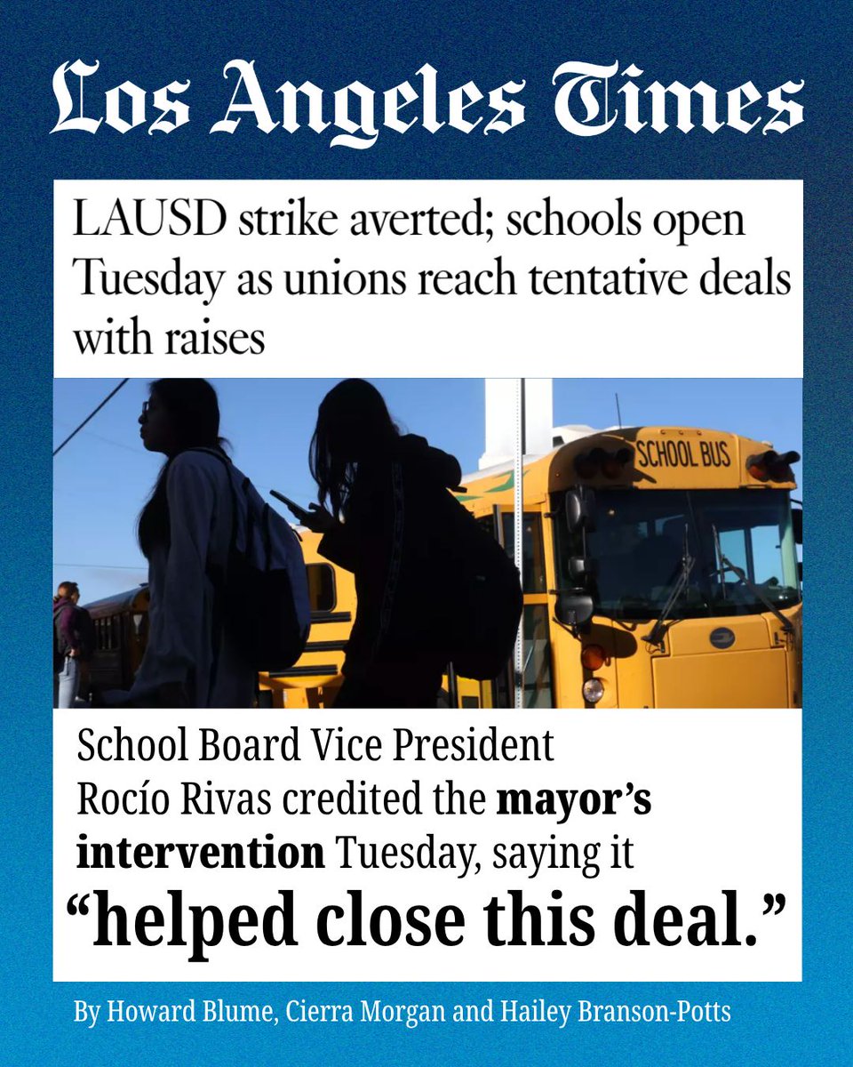 Mayor Karen Bass tweet media