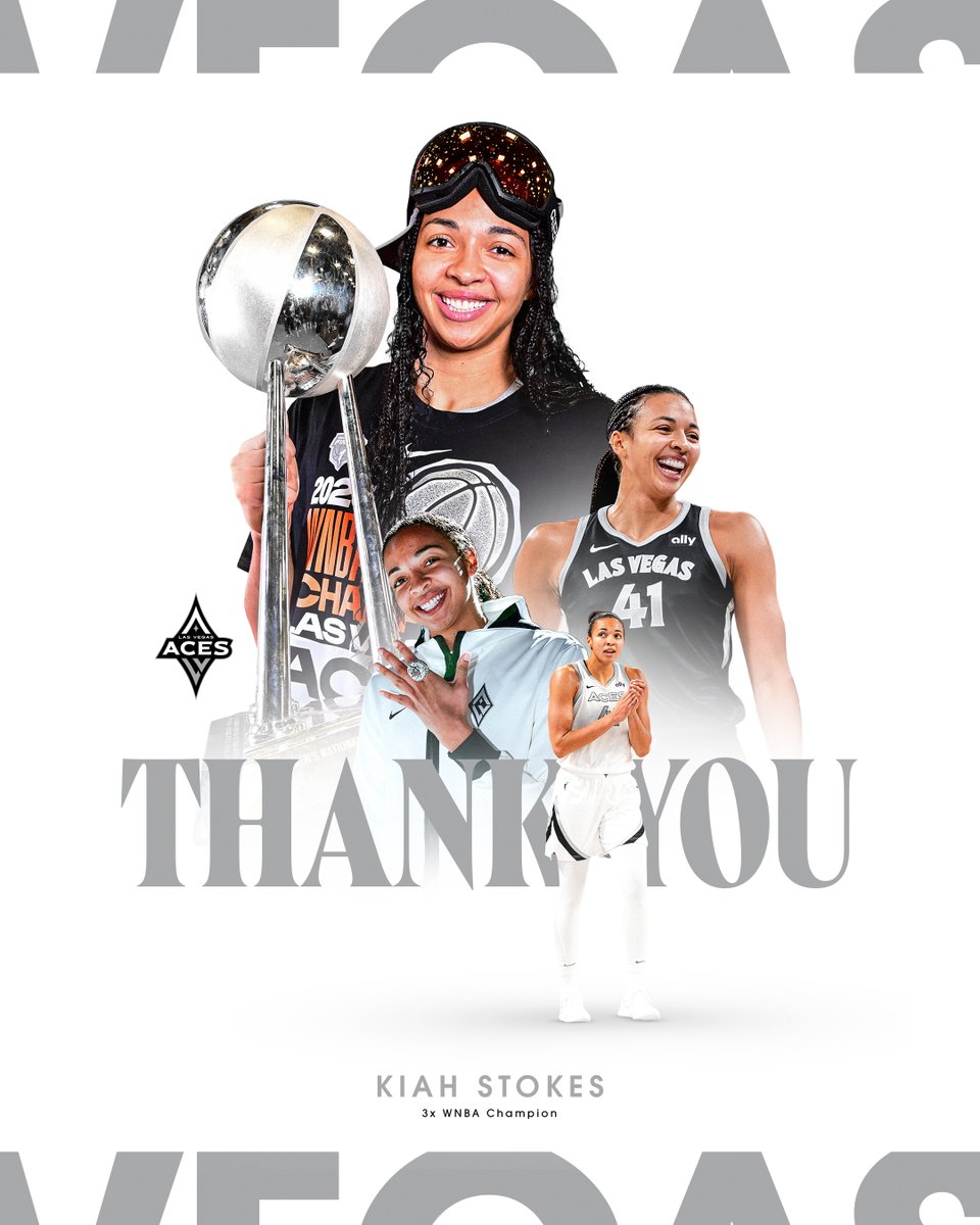 LVAces's tweet photo. Once an Ace, always an Ace ♠️♦️

Thank you, Kiah, for helping bring three @WNBA Championships to Las Vegas. https://t.co/mkBk7WZxQ2