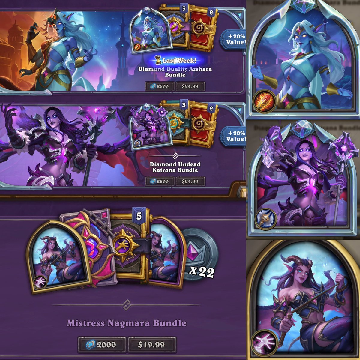 ben_heathstone's tweet image. Hearthstone shop going for a certain demographic rn 😏
#hearthstone