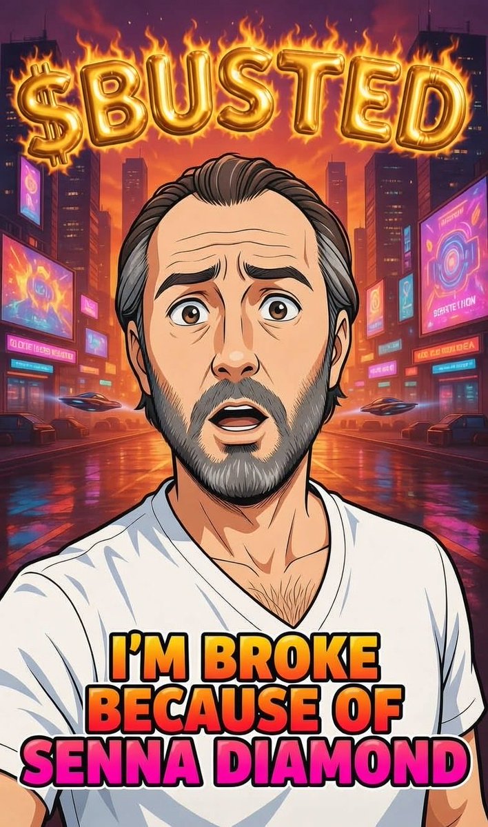 SennaDiamond1's tweet image. The Diamond rides again. 😉
$BUSTED
#memes #CryptoAlert