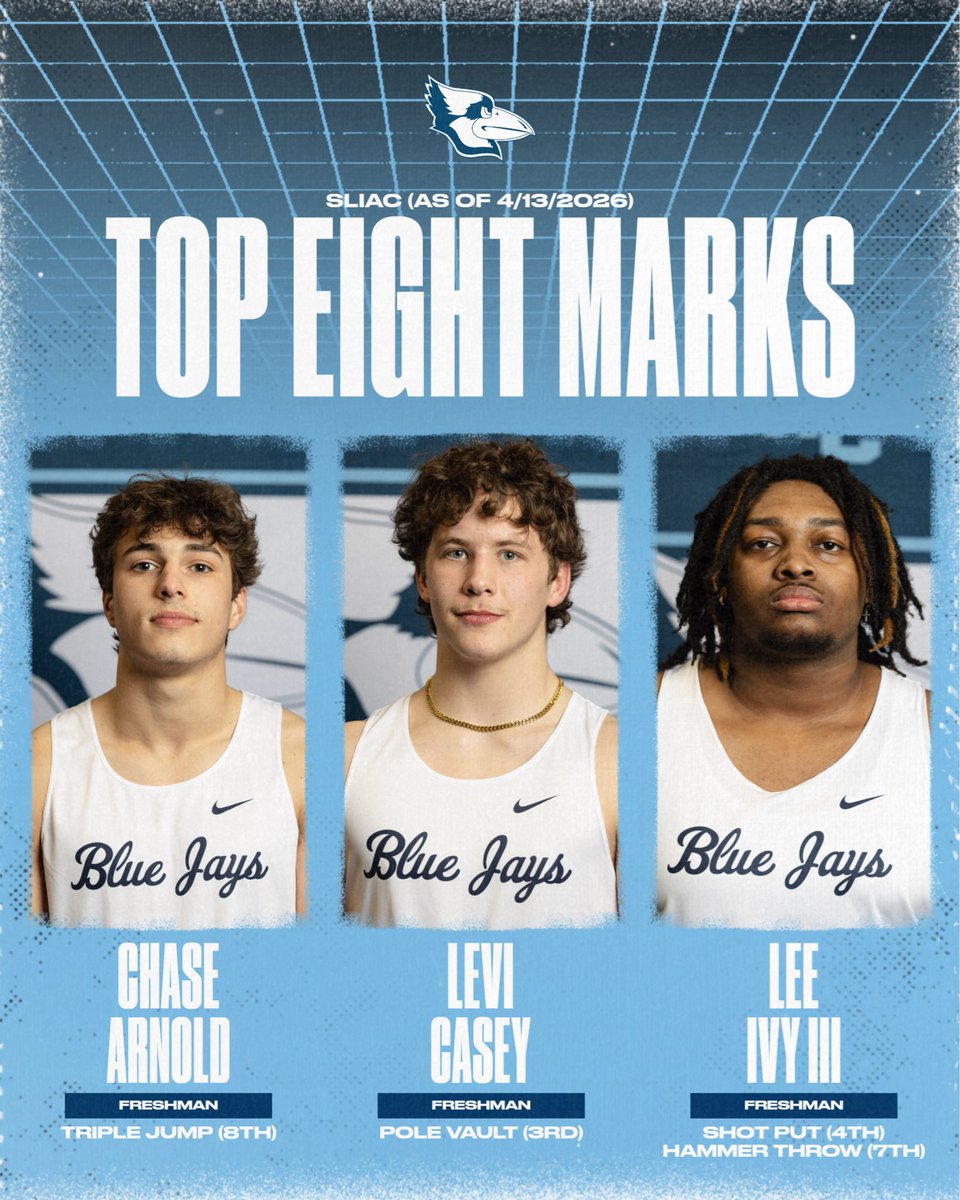 Westmoxctf's tweet photo. Ten days out from conference, and ten Blue Jays currently rank among the top eight in the SLIAC in their respective events! #WestMoXCTF https://t.co/oufNRY8rmi
