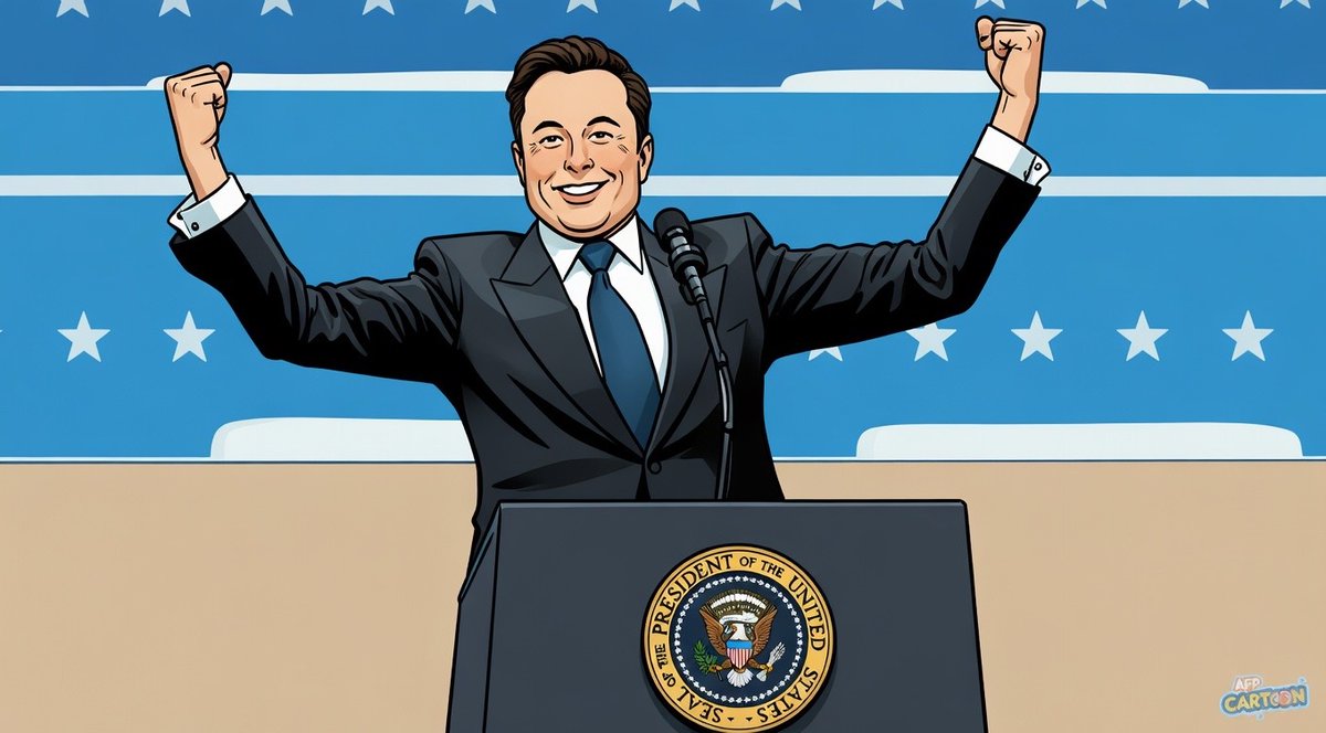 Cartoon Elon tweet media