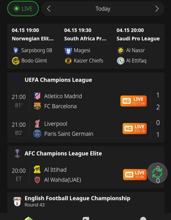 More than 1 million people are watching Atletico Madrid vs Barcelona on Camel Live
#AtletiBarça