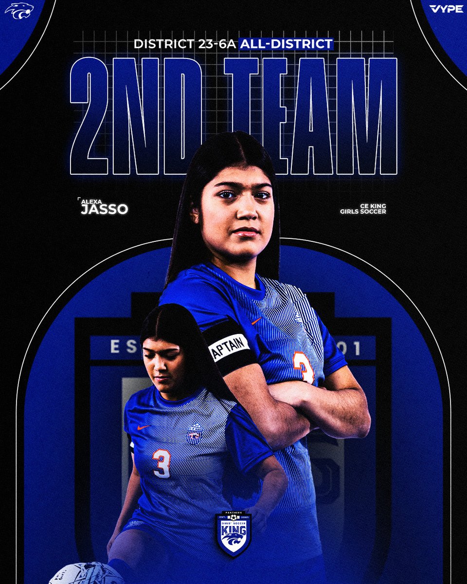 CEKing_Soccer's tweet photo. Our 2nd Team All-District Players: Pao Pastrana and Alexa Jasso! https://t.co/Yv5WhQfAjX