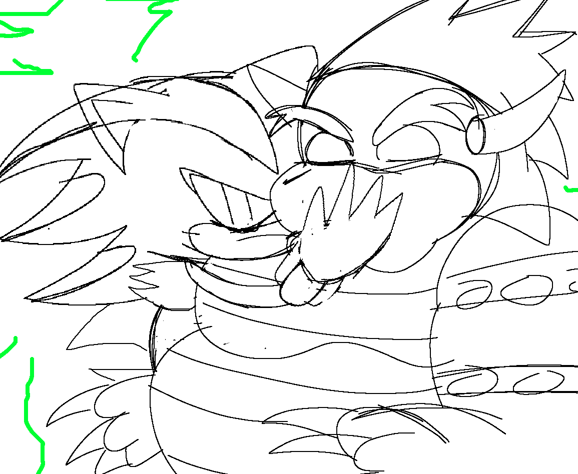 green sonic tweet media