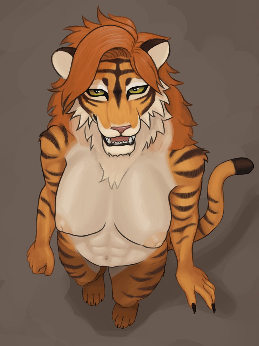 StudioPoutre's tweet photo. Old tigress I forgot to post ! https://t.co/PTT5XojJhI
