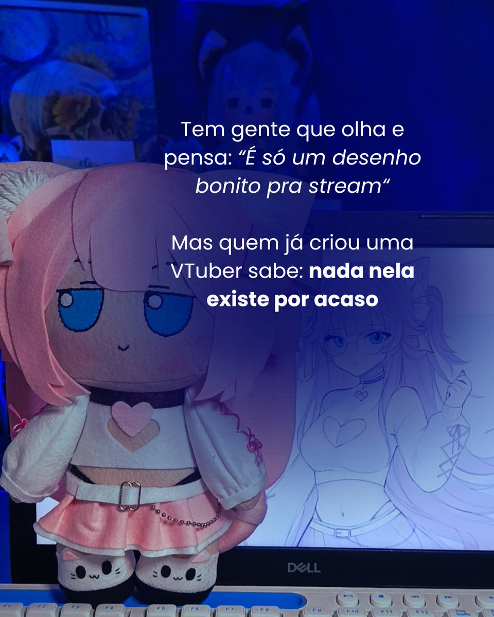 Elo Azul | Pelúcias que Materializam Personagens tweet media