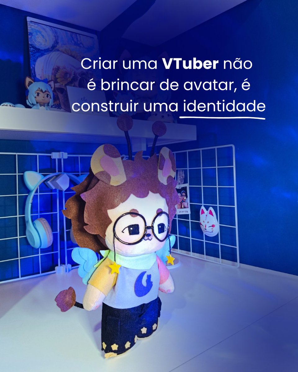 Elo Azul | Pelúcias que Materializam Personagens tweet media