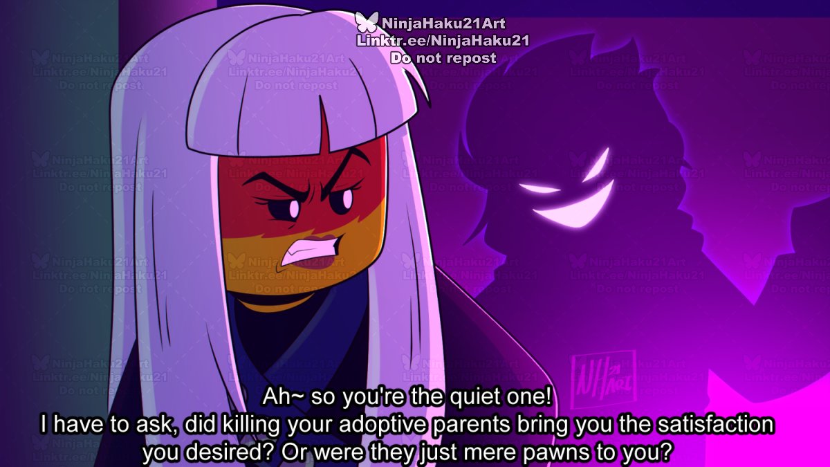 I HAD to draw this idea out xD 
I personally think Macaque would love to rage bait her haha! Enjoy! 

#LEGOMonkieKid #Ninjago