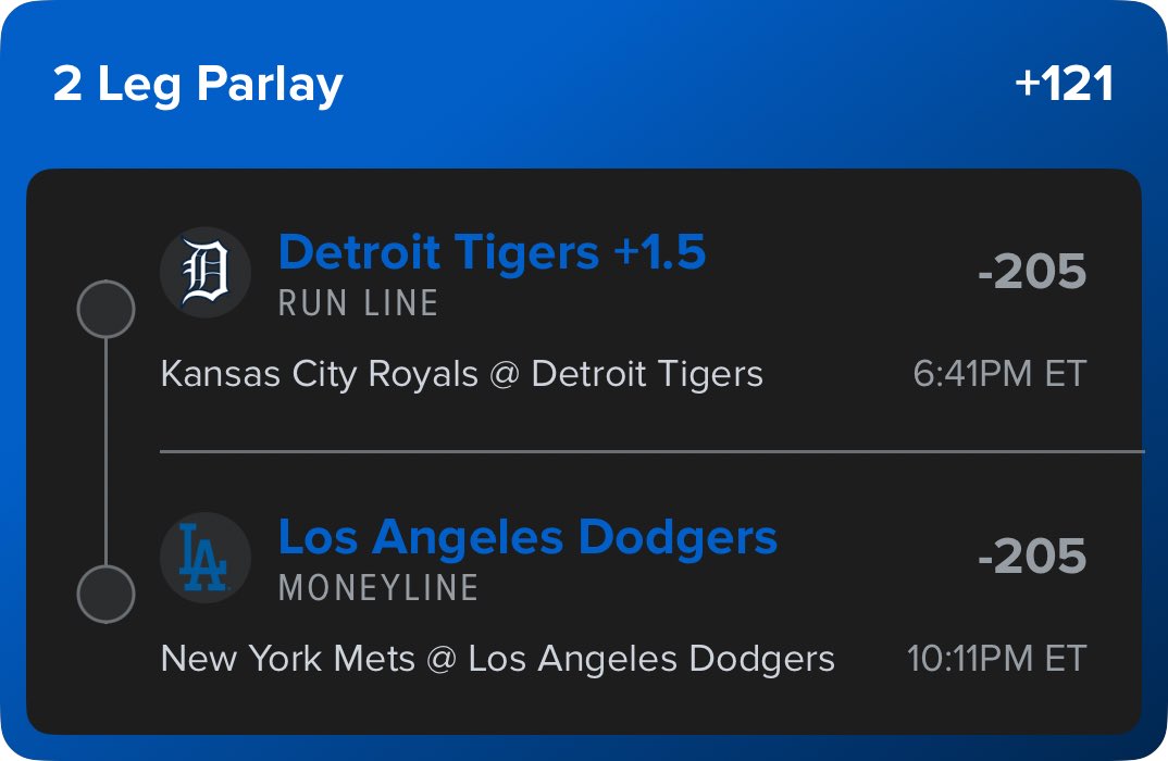 chak4plays's tweet photo. LADDER CHALLENGE DAY 2🪜

Great way to start after a long break. The Yankees were doing everything they could to lose that game, the Angels just did more. Let’s keep it going.

#sportsbetting #parlay #ladderchallenge #mlb https://t.co/J2N7944IJC