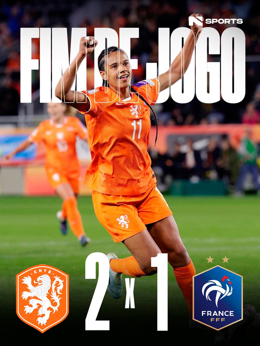 nsports's tweet image. HOLANDA VENCE A FRANÇA! 🔥

Nesta terça-feira (14), Holanda e França se enfrentaram pelas Eliminatórias da Copa do Mundo Feminina de 2027! 🏆

Confira a partida completa no YouTube da N Sports! 💚

#Holanda #França #Eliminatorias #CopaDoMundoFeminina #NSports